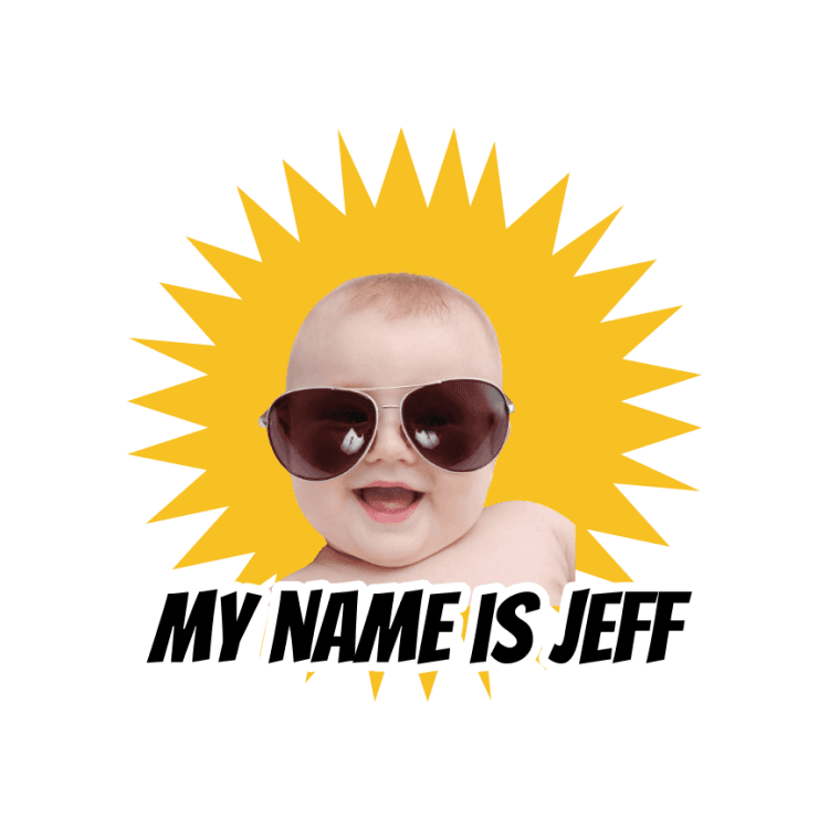 Custom Baby's Face Stickers for Supplies